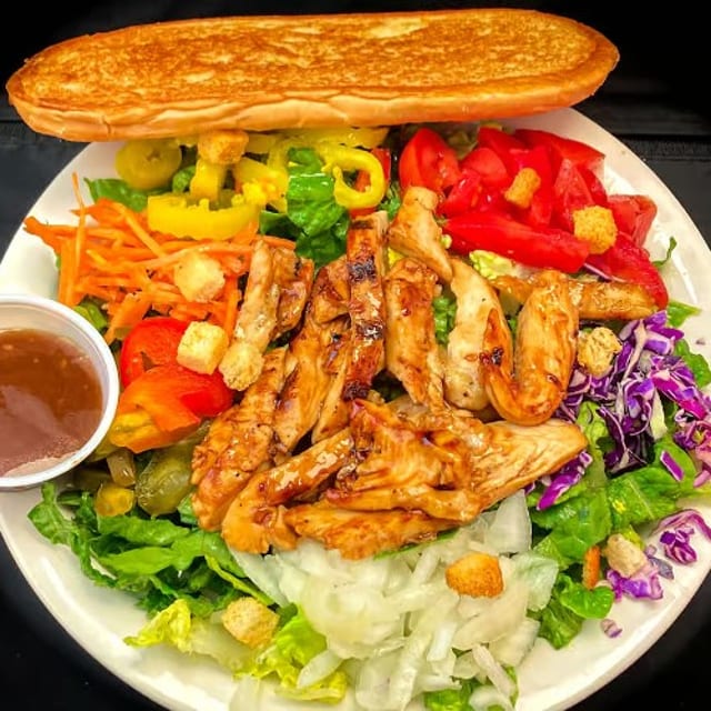 Teriyaki Grilled Chicken Salad.