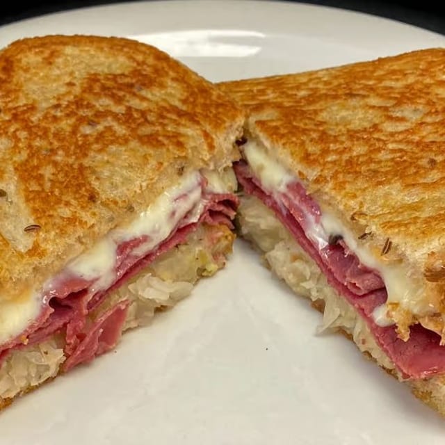 Grilled Reuben Sandwich.