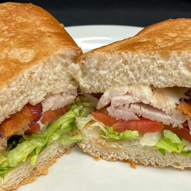 Grilled Turkey Sub Sandwich.