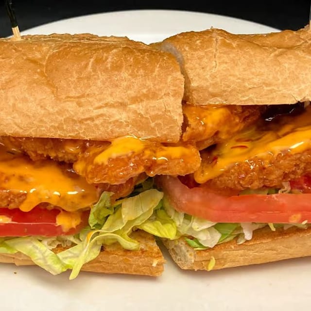 Boom-Boom Chicken Sandwich.
