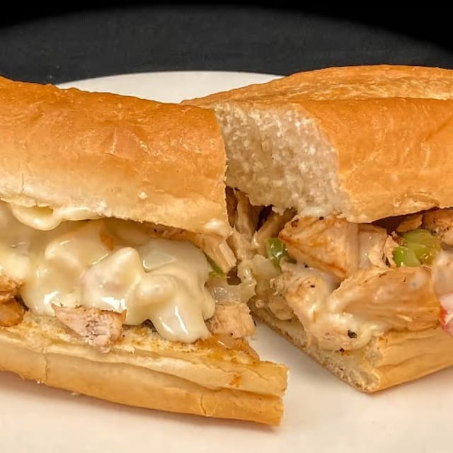Chicken Philly Sub Sandwich.