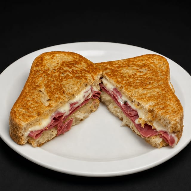 Grilled Reuben Sandwich.