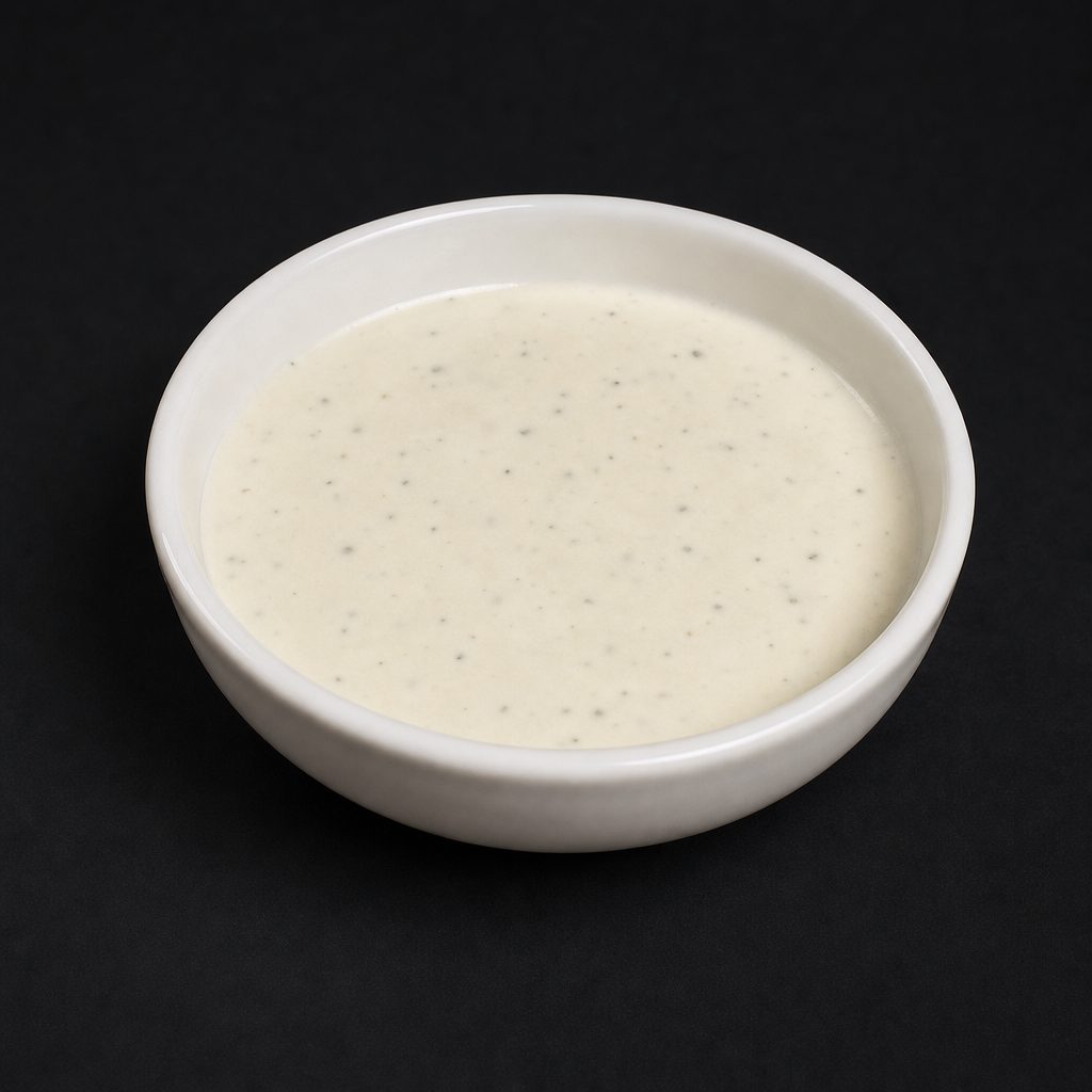 Homemade Buttermilk Ranch Dressing.