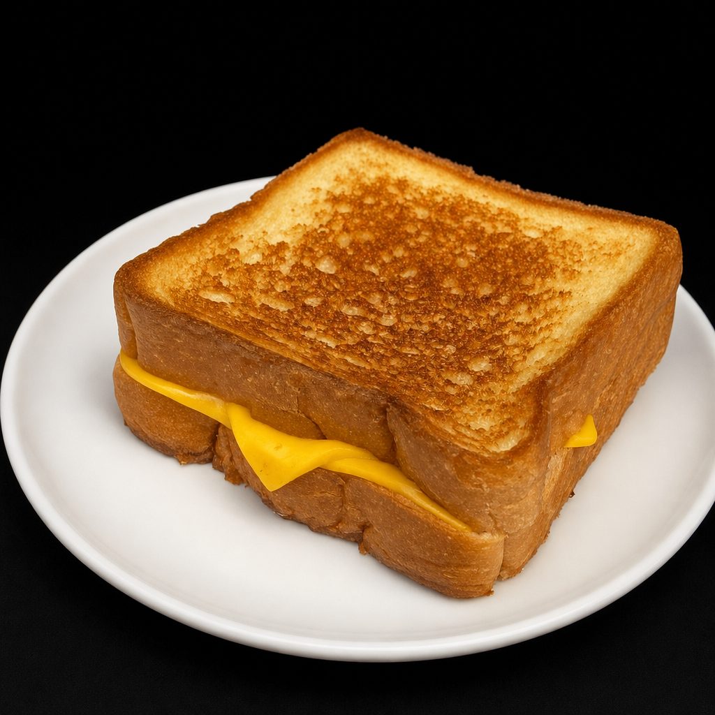 Grilled Cheese Sandwich with a Side.