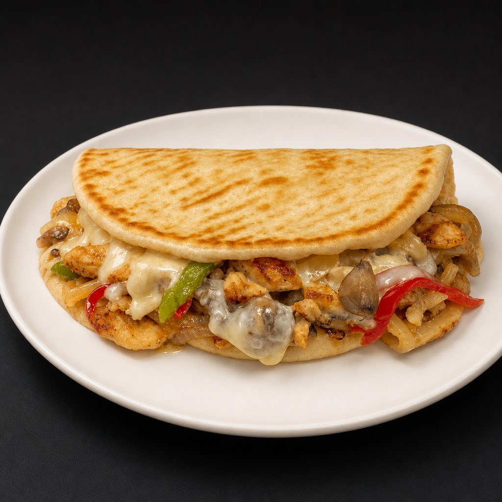 Grilled Chicken Pita Sandwich.