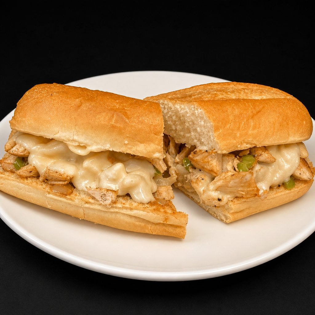 Chicken Philly Sub Sandwich.