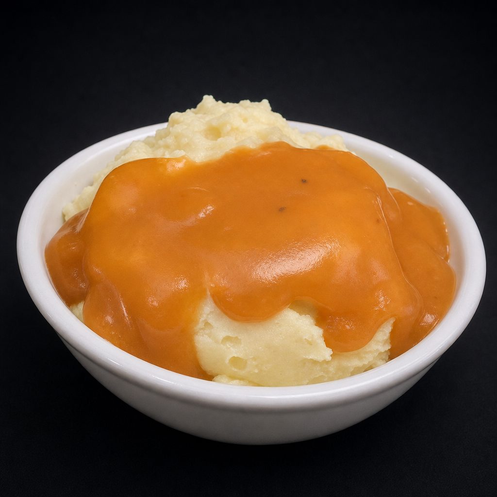 Mashed Potatoes and Gravy.