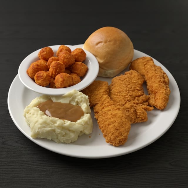 Chicken Tender Dinner.