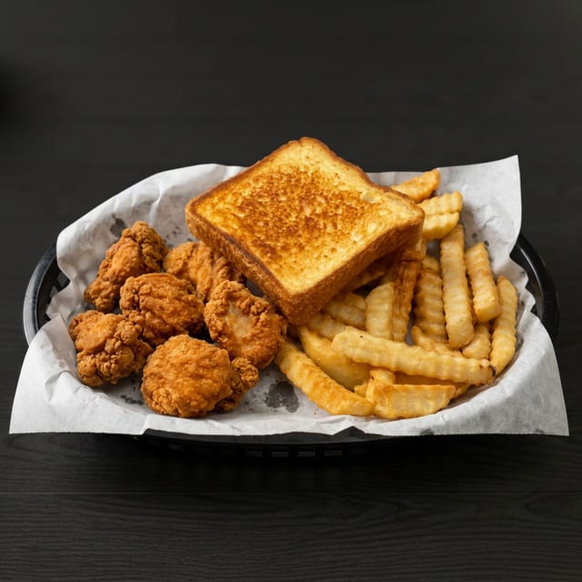 6 Boneless Wing Basket.