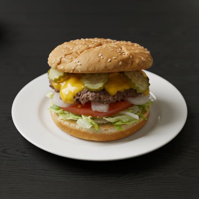 Amazing Cheeseburger.