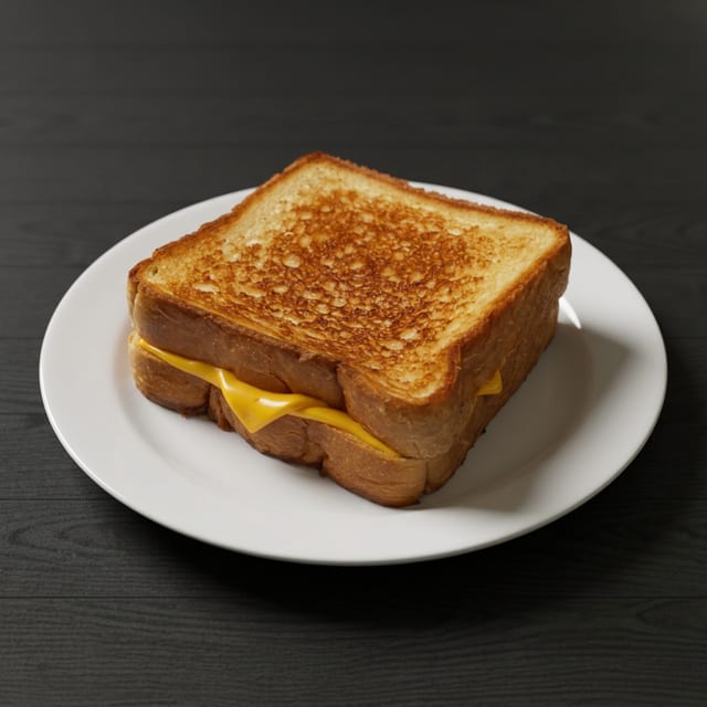 Grilled Cheese Sandwich with a Side.