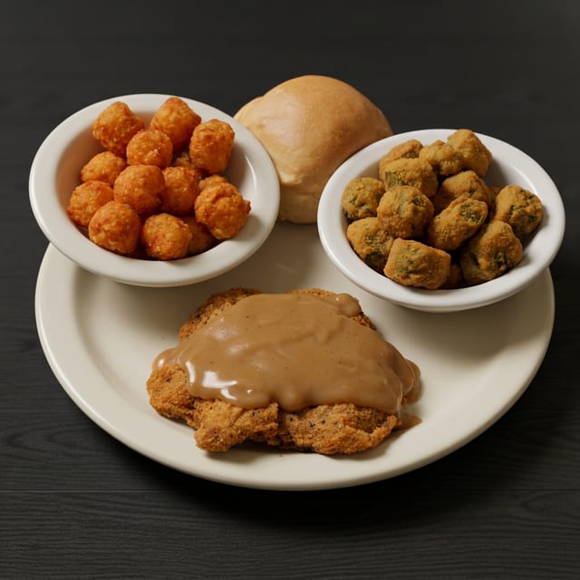 Country Fried Steak Dinner.